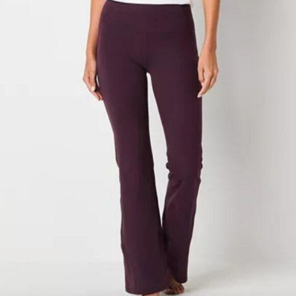 Xersion EverPerform Womens High Rise Yoga Pant, Medium, Purple - Picture 2 of 2